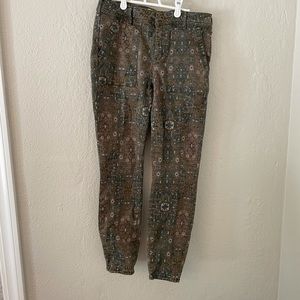 Anthropologie brand patterned pants